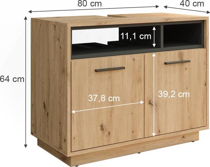 Image du produit Vicco Beatrice (80 x 40 x 64 cm)