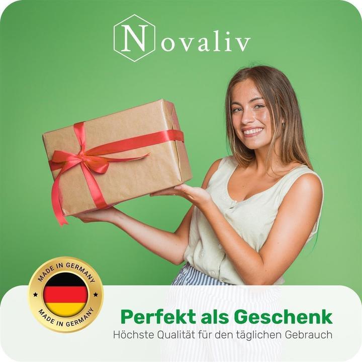 Immagine prodotto Novaliv 2x Brotkasten Plastik mit Deckel 32x20x16,5cm Dose für Brot Brotkasten Kunststoff Aufbewahru