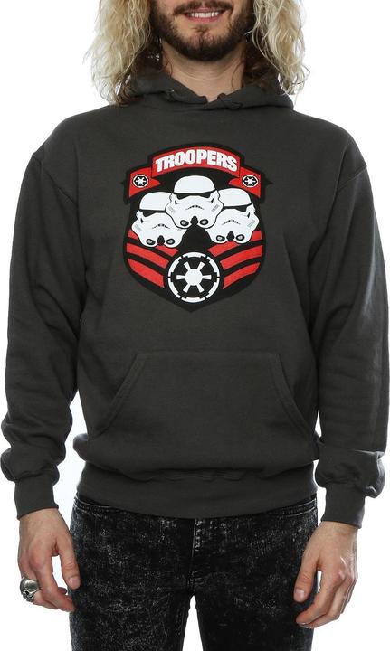 Actual product image Star Wars Mens Stormtrooper Troopers Hoodie (L)