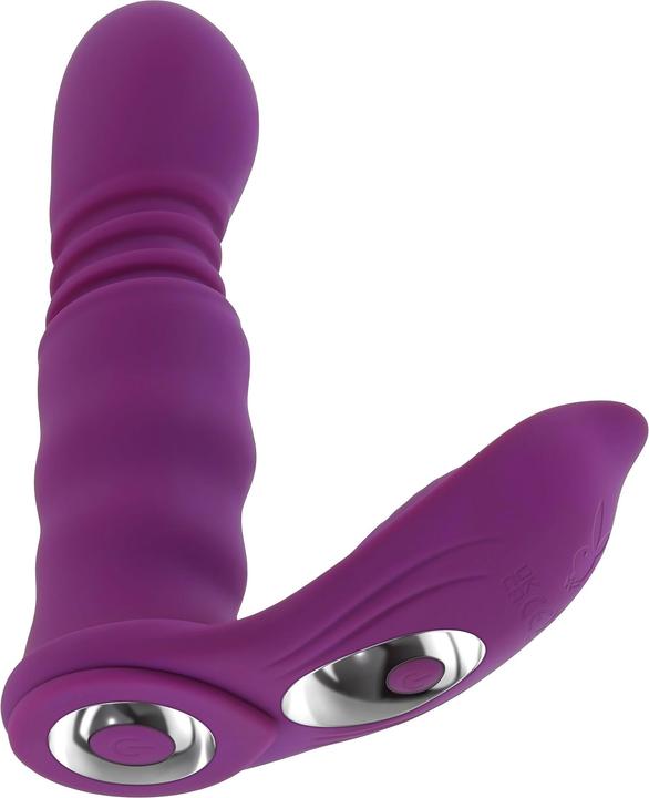 Actual product image Playboy Match Play Duo Vibrator - Purple