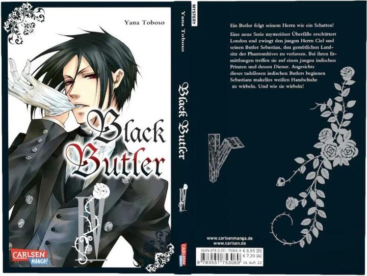 Image du produit Black Butler, Band 4 (Allemand, Yana Toboso Toboso, 2010)