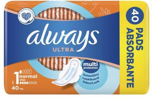 Image du produit Always Ultra Normal (40 x, Tampons sanitaires)