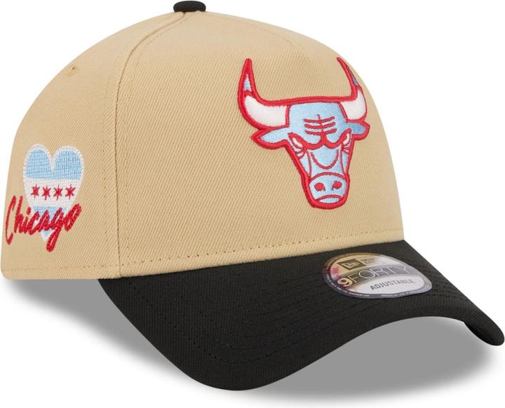 Actual product image New Era 9Forty A-Frame Snapback Cap - City Chicago Bulls