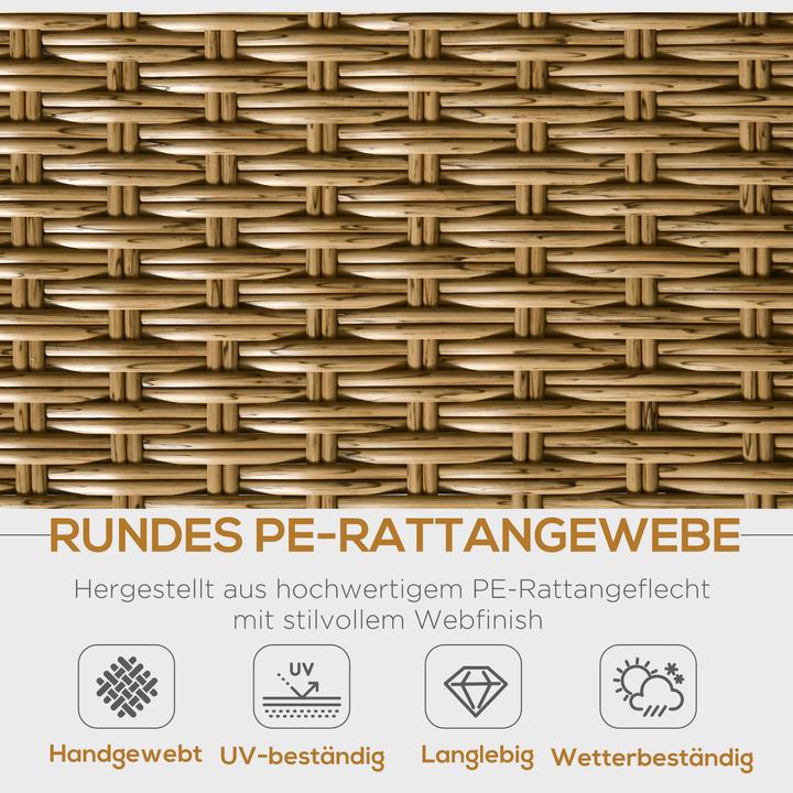 Produktbild Outsunny Gartenmöbel-Set mit geflecht Design