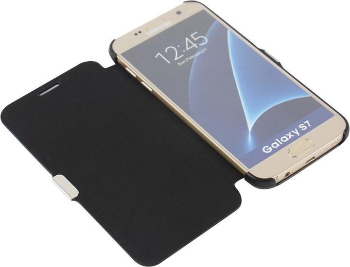Actual product image König Design Flip Cover Protective Case Mobile Phone Cover Bookstyle for Samsung Galaxy S8 Blue New (Samsung Galaxy S8+)