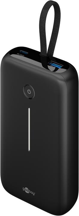 Produktbild Goobay Powerbank 20.000 mAh mit integriertem USB-C-Kabel (20000 mAh, 30 W)