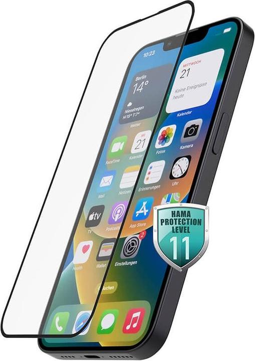 Actual product image Hama 3D Full Screen Protective Glass for Apple iPhone 14, Black (1 Piece, Apple iPhone 14)