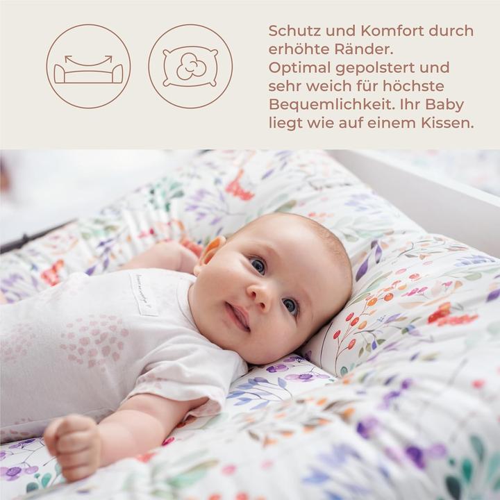 Produktbild Milkii Ceba Baby Wickelauflage, Elefant (50 x 70 cm)