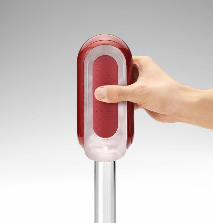 Actual product image Tenga Flip 0 Red Warmer