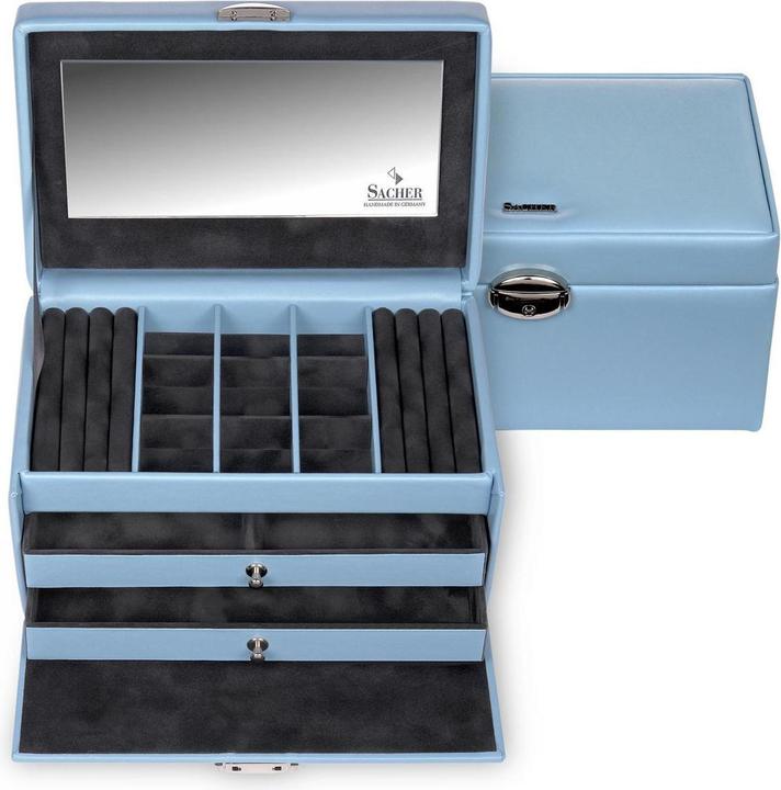 Actual product image Sacher 25.000.500944 - Jewellery box Elly coloranti light blue
