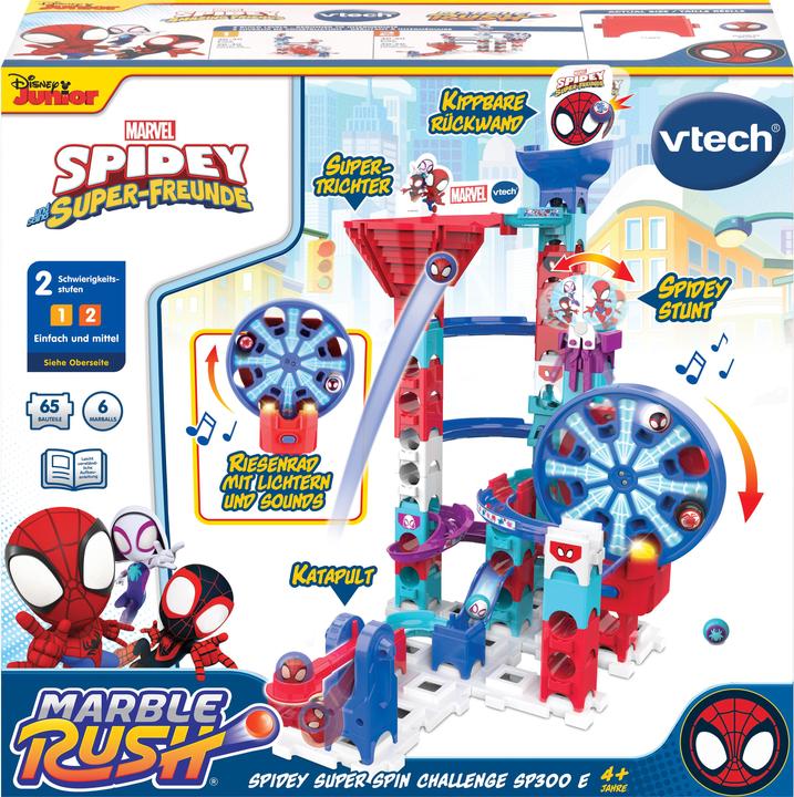 Produktbild VTech Marble Rush - Spidey Super Spin Challenge