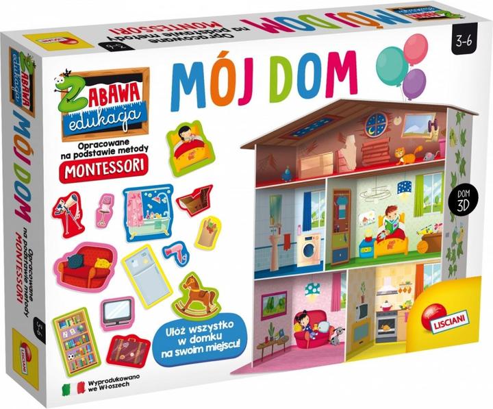 Immagine prodotto Lisciani gioco educativo Montessori Maxi casa mia (Polacco)