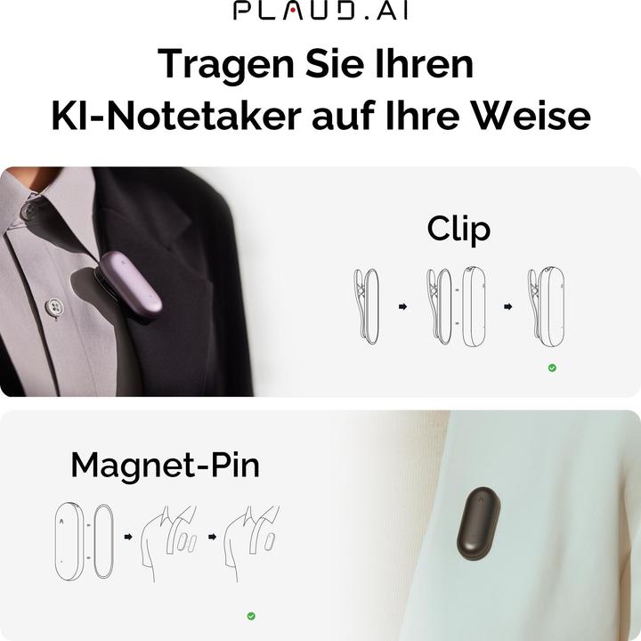 Image du produit Plaud NotePin (64 Go)