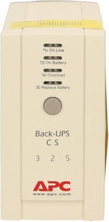 Actual product image APC BACK-UPS CS 325VA 230V W/O SW Project (P) (325 VA, 210 W, Standby UPS)