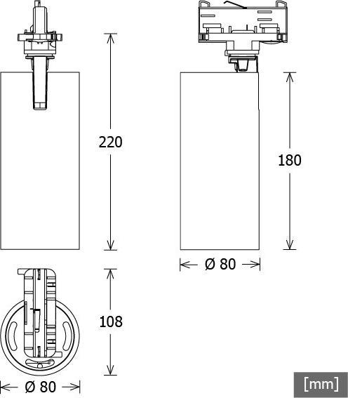 Immagine prodotto LTS Faretto a binario LED (1380 lm)