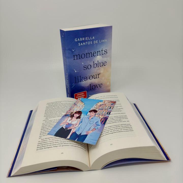 Produktbild Moments so blue like our love (Blue Eternity 1) (Deutsch, Gabriella Santos de Lima, 2025)