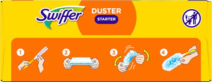 Productafbeelding Swiffer Staubmagnet Starterset Griff + 3 Tücher (4 Pcs.)