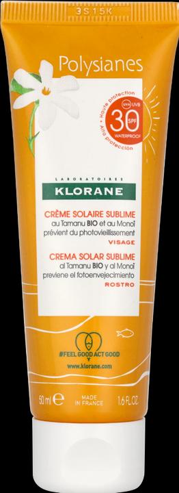 Klorane Polysianes Sublime Gesicht Sonnencreme Spf30 50ml (Sonnencreme Gesicht, SPF 30, 50 ml)