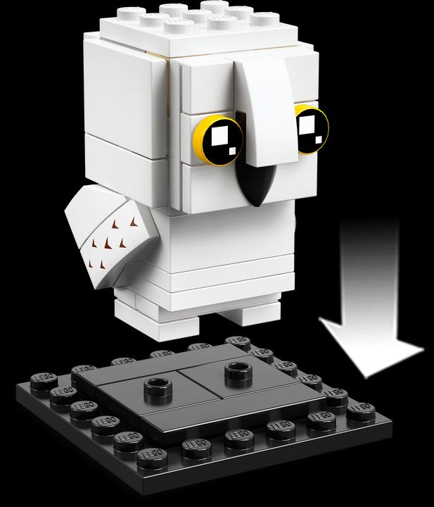 Actual product image LEGO Harry Potter and Hedwig (41615, LEGO Brickheadz)