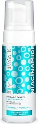 Actual product image Vianek Hero Niacinamide Face Cleansing Foam With Niacinamide, 150 Ml (Foam, 150 ml)