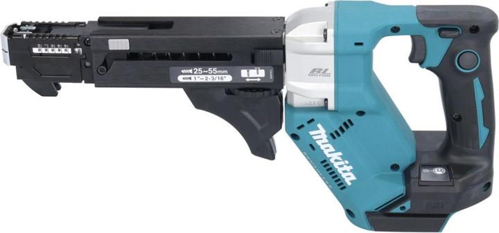 Actual product image Makita DFR 551 RT1J Battery magazine screwdriver 18 V 25 - 55 mm Brushless + 1x rechargeable battery 5,0 (Rechargeable battery operated)