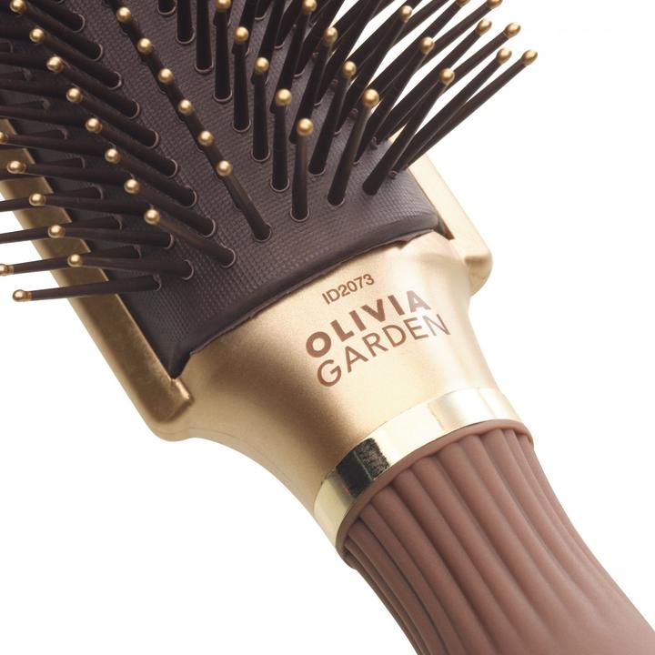 Produktbild Olivia Garden Expert Style Control Nylonborsten Gold&Braun