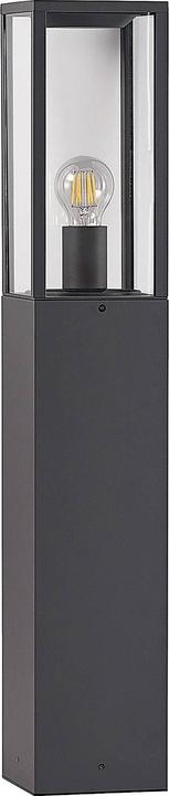 Produktbild Lindby Peldar Garten Leuchte H80 Dark Grey/Clear (E27, IP44)