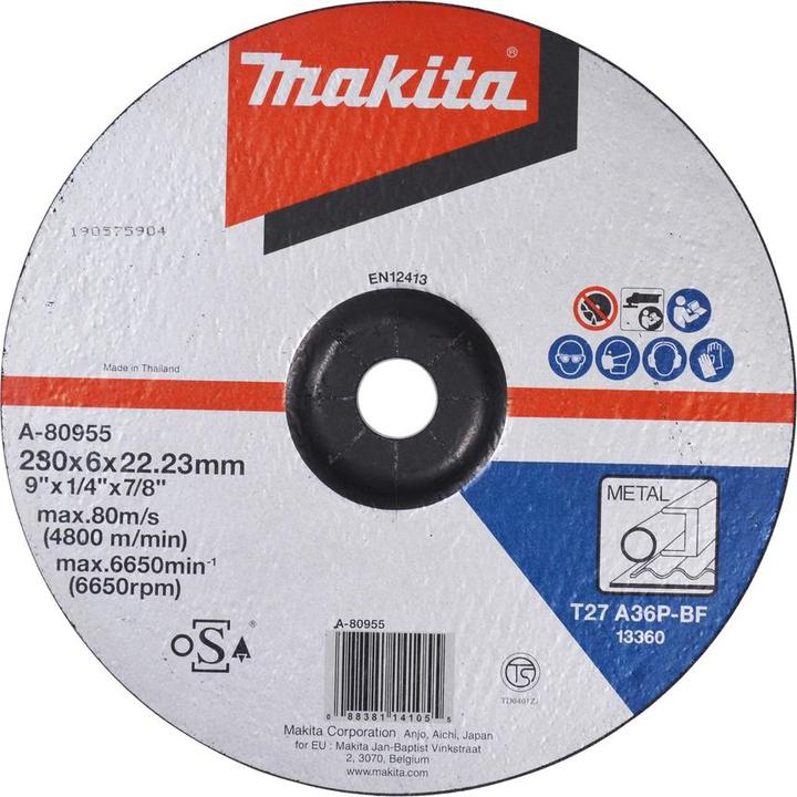Actual product image Makita Grinding wheel 230/22.23 A36P (A36P)
