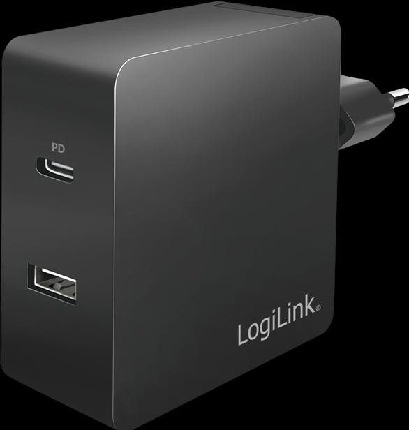 Actual product image LogiLink USB socket adapter (65 W)