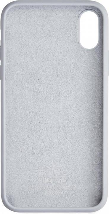 Immagine prodotto Puro Custodia Icon in silicone con rivestimento in microfibra per iPhone Xs Max 6.5, azzurro (Apple iPhone XS Max)