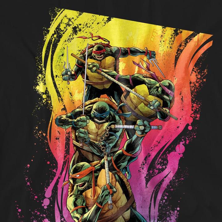 Produktbild Teenage Mutant NT Hot Rainbow Warriors TShirt (XXL)