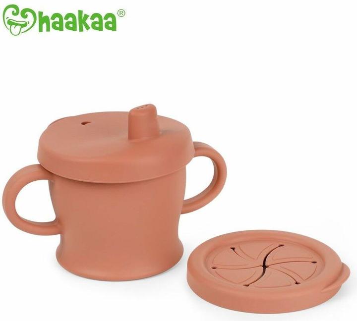 Actual product image Haakaa Drink and Snack Cup - Rust