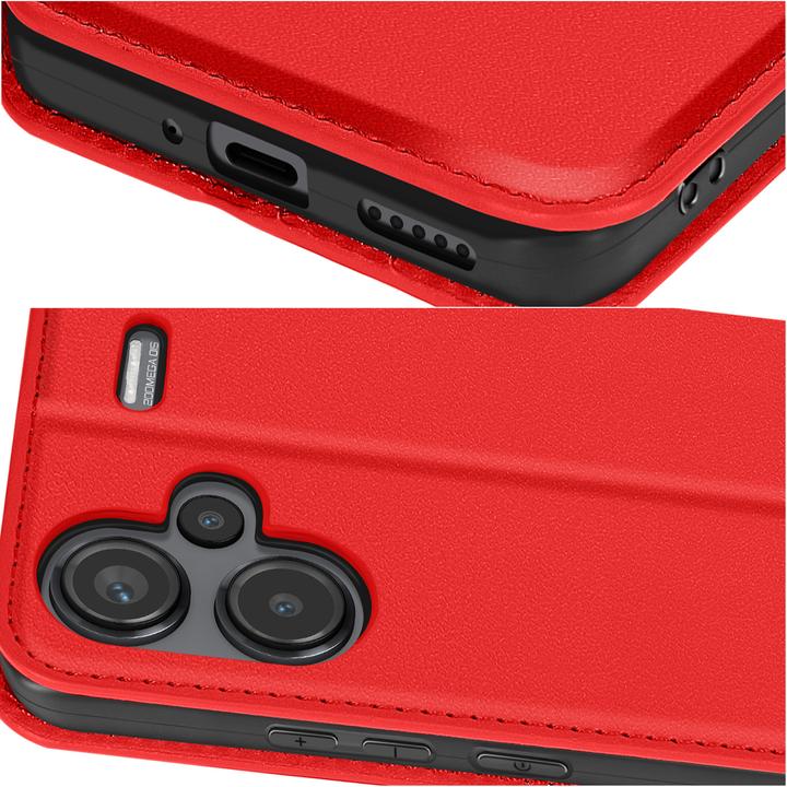 Actual product image Avizar Classic Edition, back cover with magnetic flap Series (Xiaomi Redmi Note 13 Pro+)