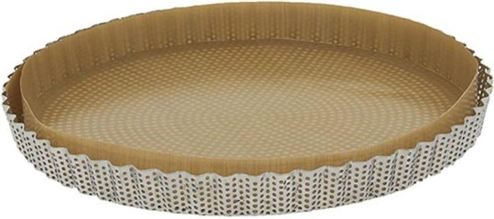 Image du produit de Buyer Geriff. Moule à Tarte En Acier Inoxydable Perforé 28x2.5 cm (28 cm)