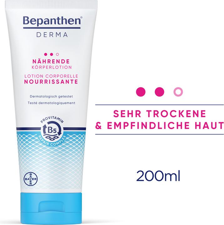 Actual product image Bepanthen Derma Nourishing Body Lotion (Body cream, 200 ml)