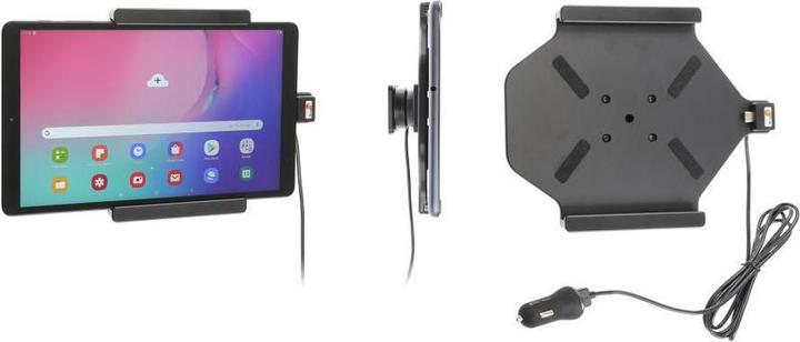 Produktbild Brodit PDA Halter aktiv Samsung Galaxy Tab A 10.1 2019 (T510/T515) mit USB-Kabel