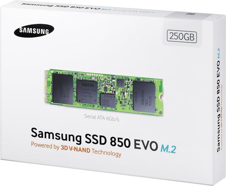 Produktbild Samsung 850 Evo (250 GB, M.2)