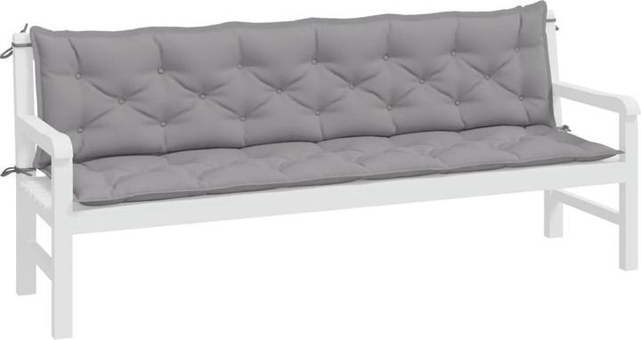 Produktbild VidaXL Gartenbank-Auflagen 2 Stk. O x ford-Gewebe (200 x 50 x 7 cm)