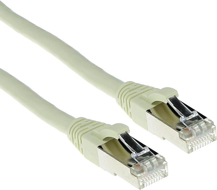 Immagine prodotto Avorio 30 metri LSZH SFTP CAT6A cavo patch snagless con connettori RJ45 (S/FTP, CAT6a, 30 m)