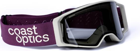 Produktbild Coast Optics Alta 2 Goggle Driftwood, Band violett mit Smoke und klarem Glas