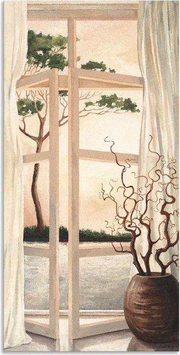 Produktbild Artland Fensterbild Toskanischer Sonnenuntergang T4OM (30 x 60 cm)