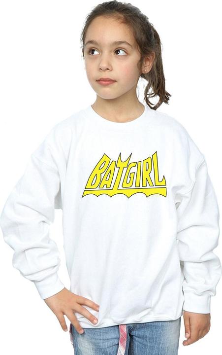 Actual product image Girls Batgirl Logo Sweatshirt (116)