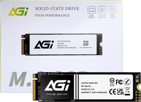 Actual product image AGI 1 TB SSD AI198 M.2 NVMe Gen3 x4 (AGI1T0G16AI198) TLC (1000 GB, M.2 2280)