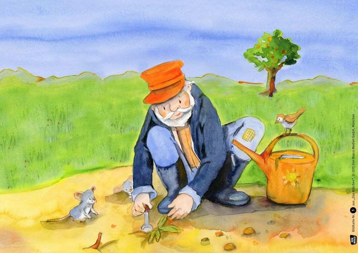 Image du produit Kamishibai Bildkartenset - Das Rübchen (Allemand, Petra Lefin, 2023)