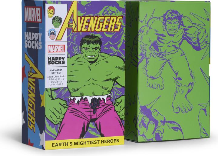 Immagine prodotto Happy Socks Strümpfe MARVEL™ Avengers Socken 3er Pack (confezione da 3, 36 - 40)