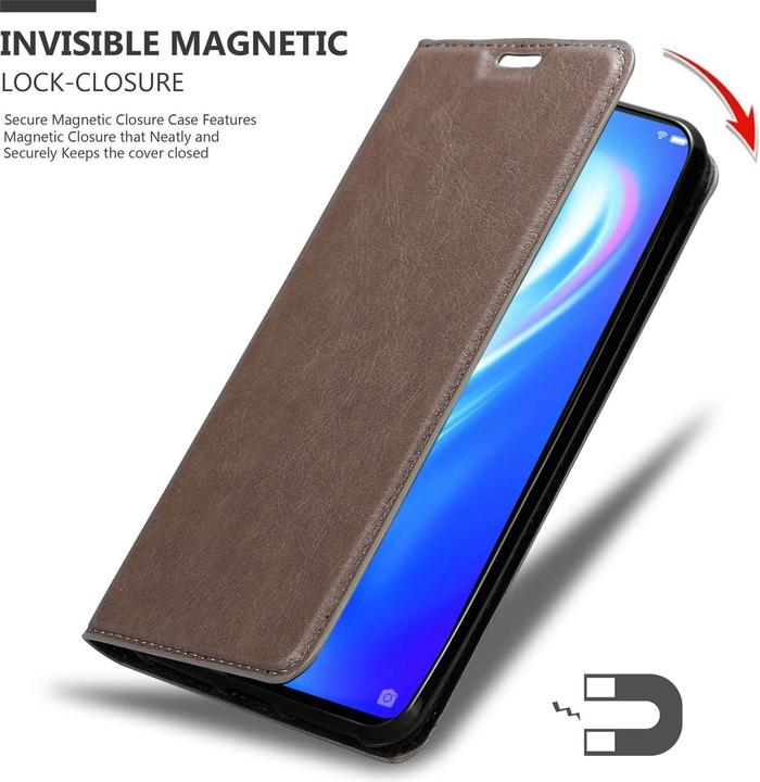 Immagine prodotto Cadorabo Copertina magnetica invisibile del libro (Vivo S1)