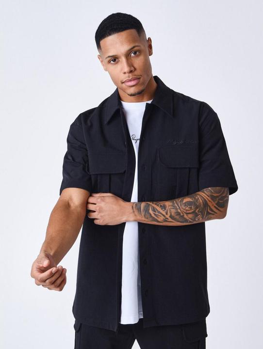 Actual product image Project X Paris plain textured shirt (M)