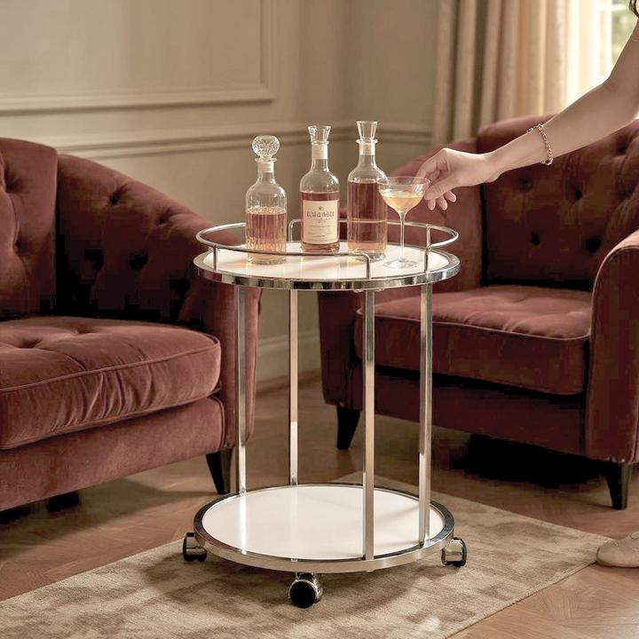 Image du produit HAKU Möbel Table d'appoint sur roulettes