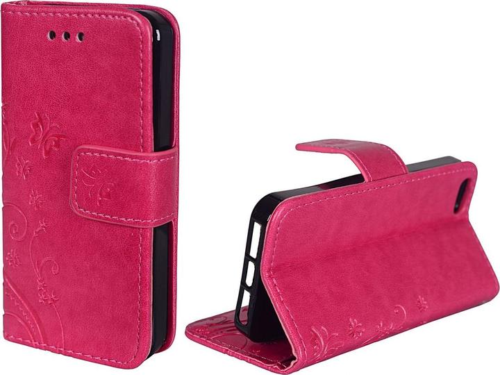Produktbild König Design Schutz Handy Hülle für Apple iPhone 5 / 5s / SE Case Cover Tasche Wallet Etui (Apple iPhone 5)
