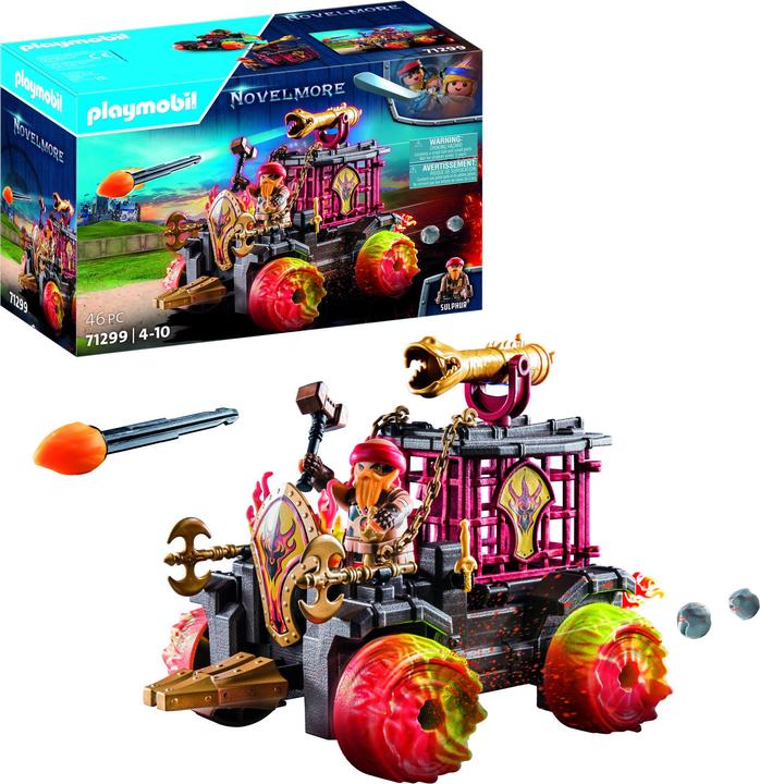 Produktbild Playmobil Burnham Raiders - Feuerkampfwagen (71299, Playmobil Novelmore)